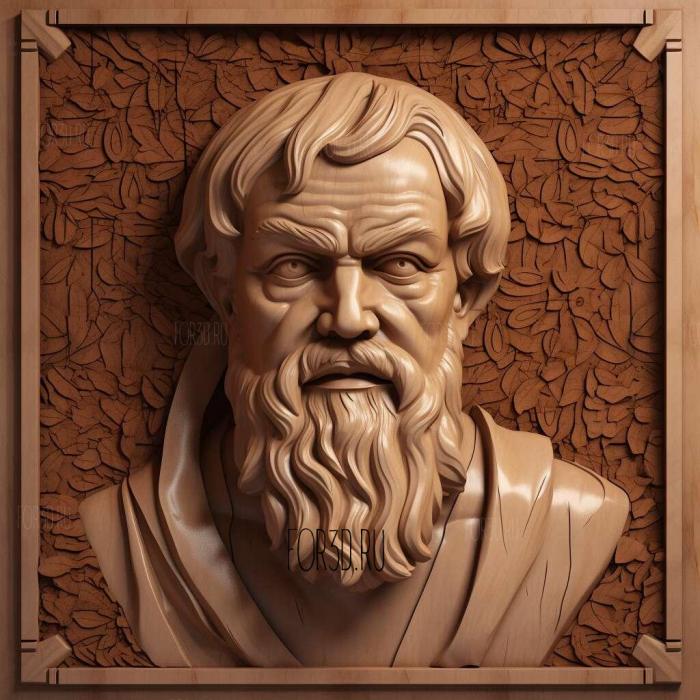 Socrates 3 stl model for CNC